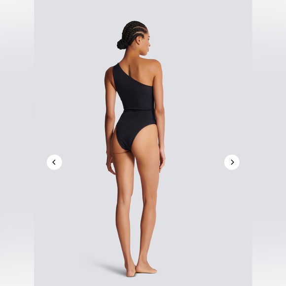 BALMAIN***Sequined Assymetrical One-Piece Swimsuit***US 4 $640 - Picture 10 of 10